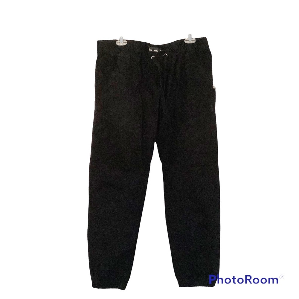 Akademiks Joggers Mens Black XL Hip Hop 90s 34” Waist